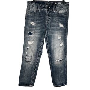 Miss Me Boyfriend‎ Capri Distressed Jeans